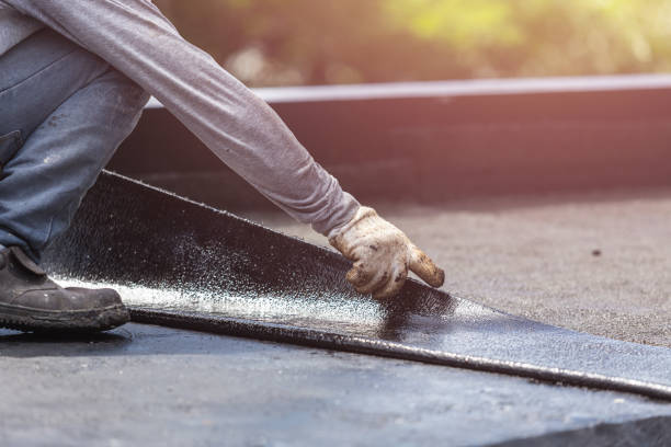 Professional Emergency Waterproofing technician working in Greenleaf, WI